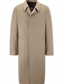 Austin Reed Bugatti Long Oatmeal Car Coat