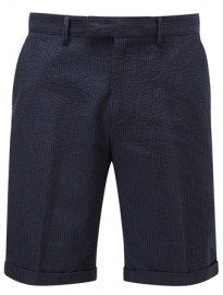 Austin Reed Nick Hart Navy Seersucker Shorts
