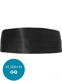 Austin Reed Black Silk Cummerbund