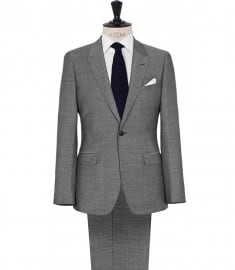 Reiss Youngs One Button Peak Lapel Suit Grey