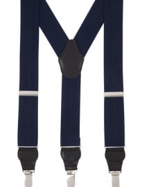Austin Reed Navy Herringbone Braces