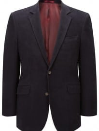 Austin Reed Navy Twill Moleskin Jacket