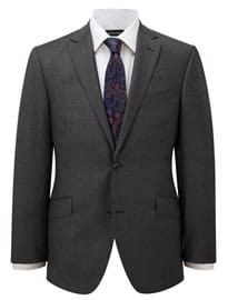 Austin Reed Contemporary Fit Grey Sharkskin Jacket