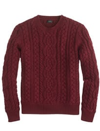 Chunky Cotton Cable Sweater