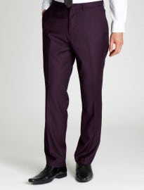 Burton Purple Slim Fit Trouser