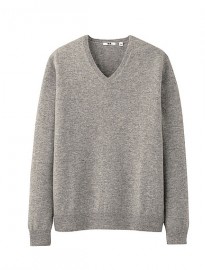 Uniqlo Men Cashmere V Neck Sweater A
