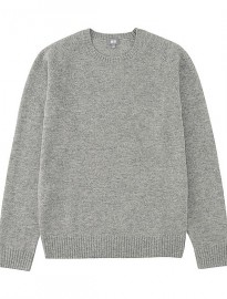 Uniqlo Men Lambswool Crew Neck Sweater