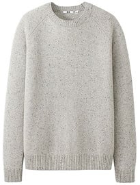 Uniqlo Men Lambswool Blend Crew Neck Sweaternep