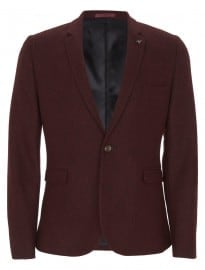 Burton Berry Red Premium Pure Wool Blazer