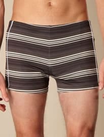 Jasper Conran Navy Striped Swimming Trunks