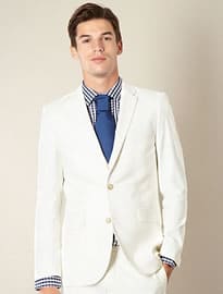 Thomas Nash White Formal Blazer Jacket