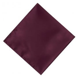 Black Tie Purple Satin Pocket Square