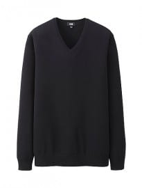Uniqlo Men Supima Cotton V-neck Sweater