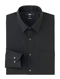 Uniqlo Men Easy Care Slim Fit Broadcloth Shirt