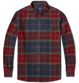 A.p.c. Button Down Check Shirt Multicolour