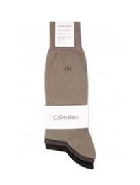 Calvin Klein Pack Of Three Flat-knit Socks