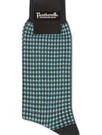 Pantherella Gingham Cotton Socks