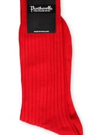 Pantherella Ribbed Cotton-blend Socks