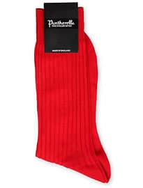 Pantherella Ribbed Cotton-blend Socks