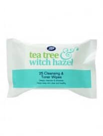 Boots Tea Tree And Witch Hazel Cleansing Wipes 25s