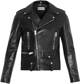 Saint Laurent Leather Biker Jacket