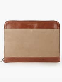 Brunello Cucinelli Suede And Leather Document Holder
