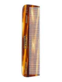 Kent Tortoiseshell Effect Fine Pocket Comb - Small Fot