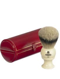 Kent Traditional Pure Silver Tip Badger Shaving Brush - Large Bk8