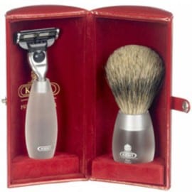 Kent Opaque Shaving Brush Set