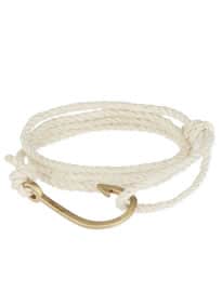 Miansai Brass Rope Hook Bracelet