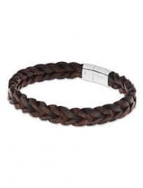 Tateossian Braided Leather Bracelet