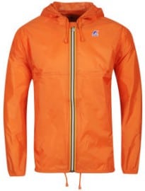 K - Way Mens Claude Classic Full Zip Jacket - Orange