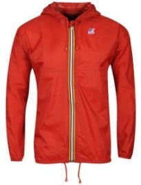 K - Way Mens Claude Classic Full Zip Jacket - Red