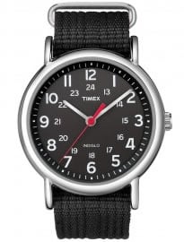 Timex Weekender Slip Thru Watch All Black