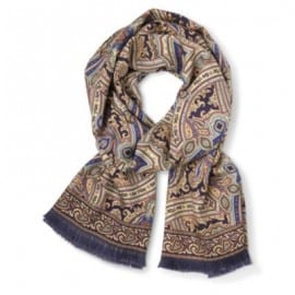 Drakes Real Ancient Madder Scarf