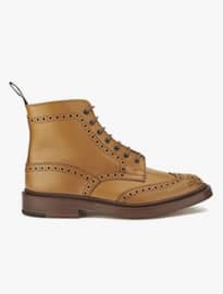 Trickers Mens Stow Leather Brogue Boots