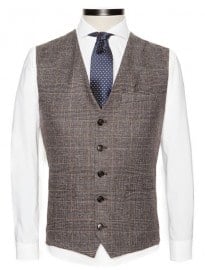 He By Mango Prince Of Wales Suit Waistcoat