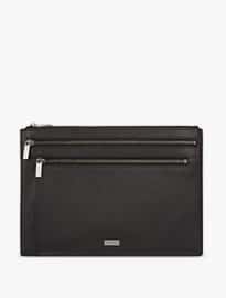 Michael Kors Saffiano Leather Multi Zip Pouch