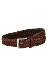Andersons Woven Leather Belt