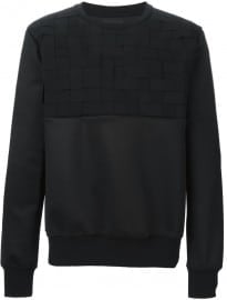 Letasca Woven Strap Sweatshirt