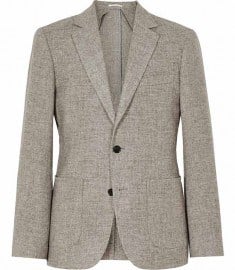 Reiss Jackson B Textured Modern Blazer Deer