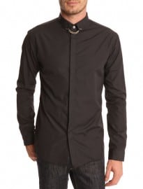 Surface To Air Black Shirt With Removable Chain
