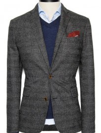 He By Mango Premium Prince Of Wales Blazer