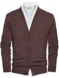 He By Mango Elbow Patch Wool Cardigan