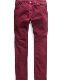 He By Mango Slim-fit 5 Pocket Corduroy Trousers