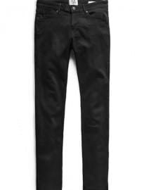 He By Mango Slim-fit Black Alex Jeans