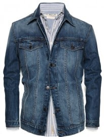 He By Mango Dark Wash Denim Jacket