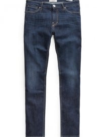 He By Mango Slim-fit Dark Wash Alex Jeans