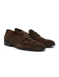 He By Mango Suede Loafers