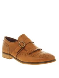 Postenico Monk Shoe Tan Leather